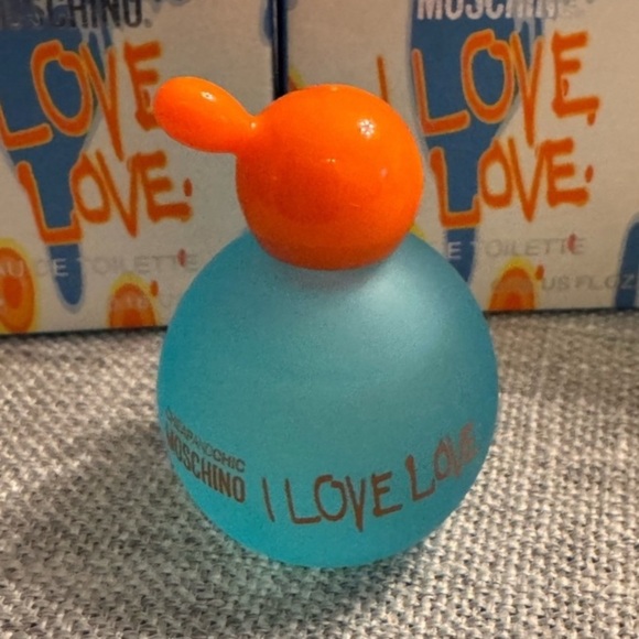 MOSCHINO “I Love Love” Eau de Toilette - Blue and Orange, NIB - Picture 2 of 3